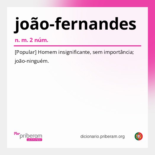 Significado de joão-fernandes