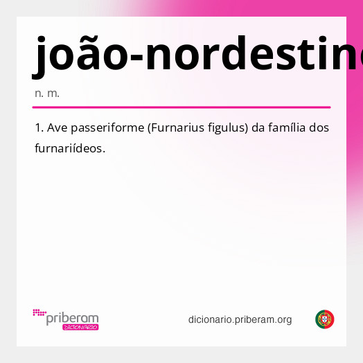 Significado de joão-nordestino