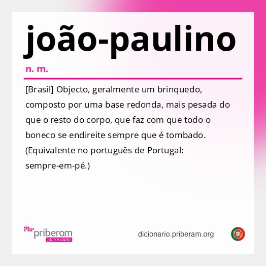 Significado de joão-paulino
