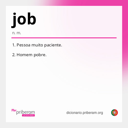 Significado de job