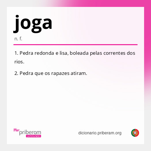 Significado de joga