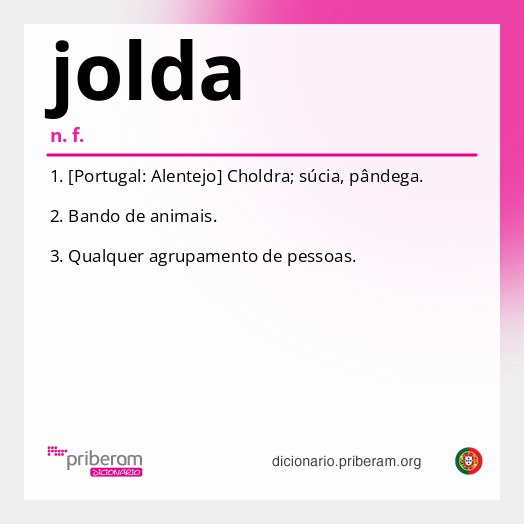 Significado de jolda
