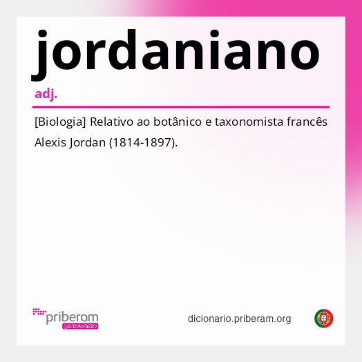 Significado de jordaniano