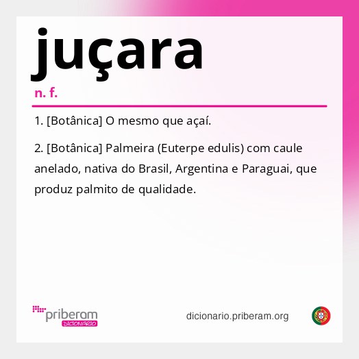 Significado de juçara