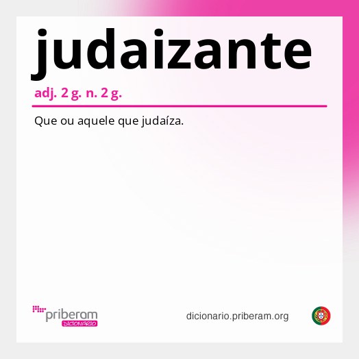 Significado de judaizante