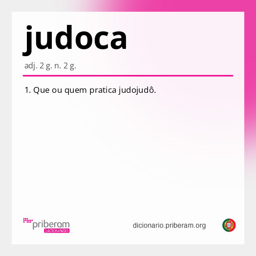 Significado de judoca