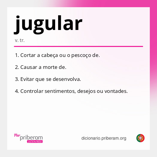 Significado de jugular