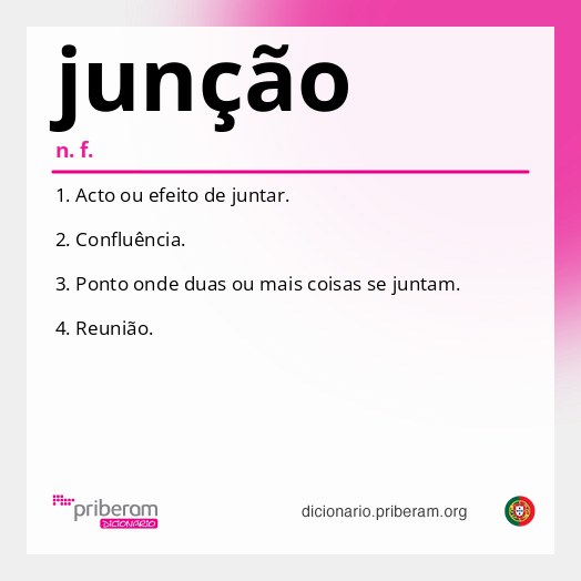 Significado de junção