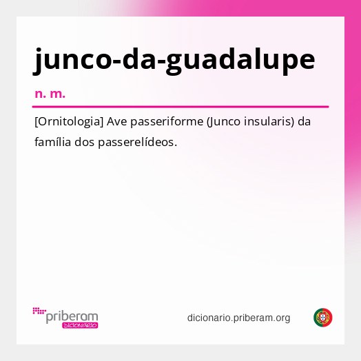 Significado de junco-da-guadalupe