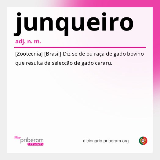 Significado de junqueiro