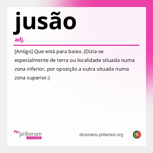 Significado de jusão