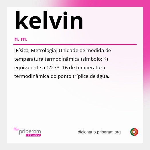 Significado de kelvin