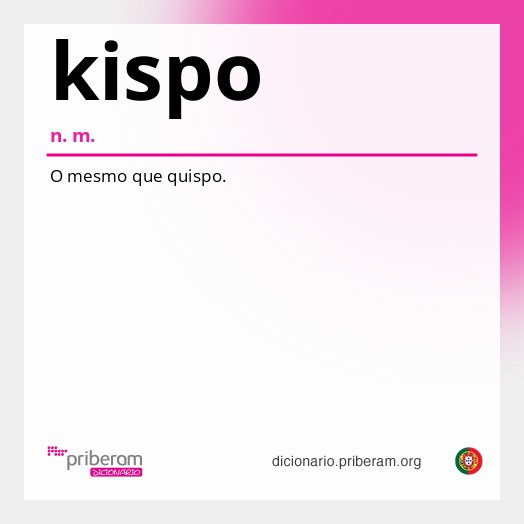 Significado de kispo