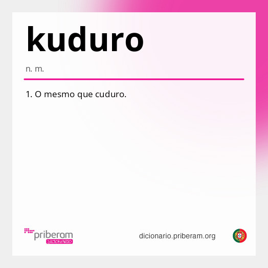 Significado de kuduro