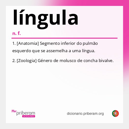 Significado de língula