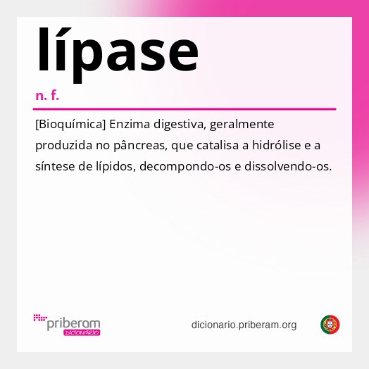 Significado de lípase