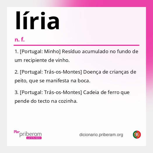 Significado de líria