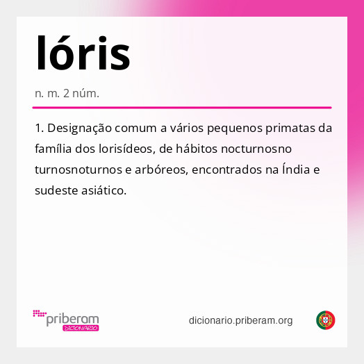 Significado de lóris
