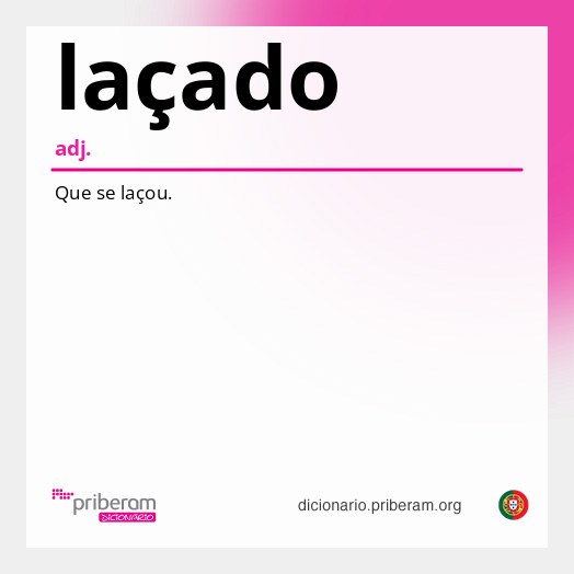 Significado de laçado