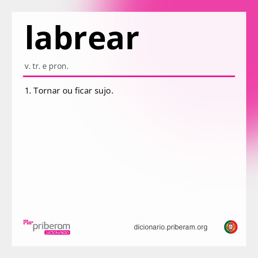 Significado de labrear