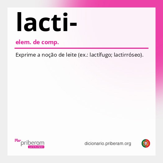 Significado de lacti-