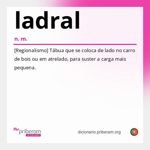 Significado de ladral
