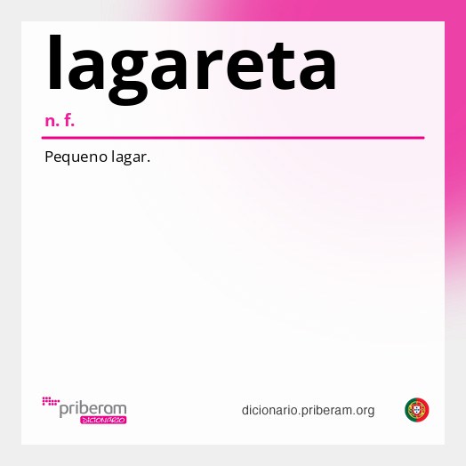 Significado de lagareta