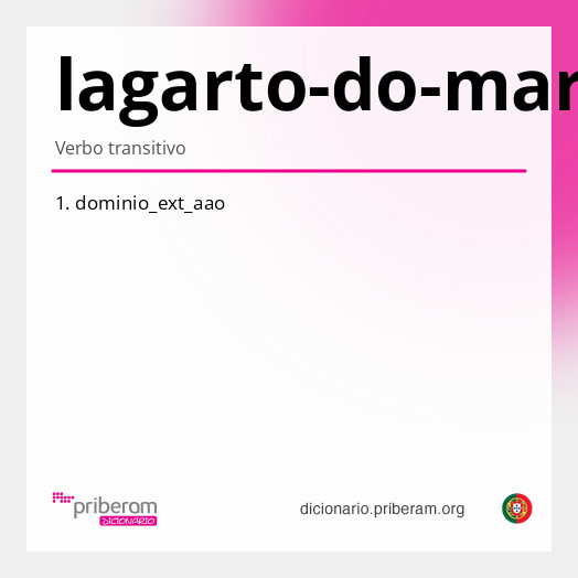 Significado de lagarto-do-mar