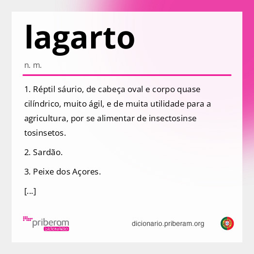 Significado de lagarto
