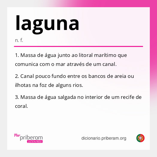 Significado de laguna