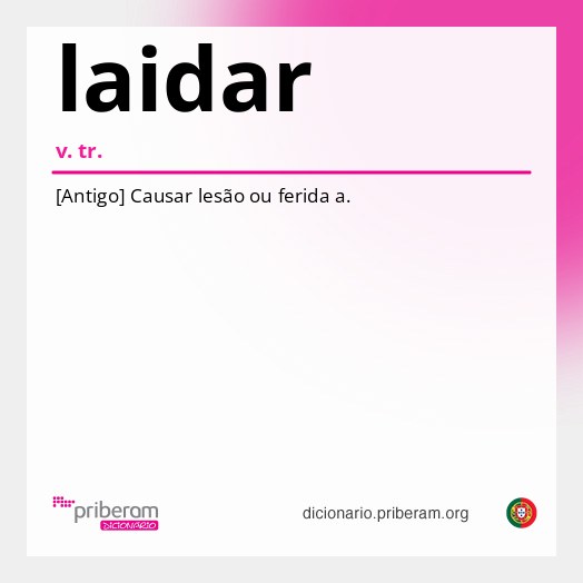 Significado de laidar