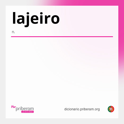 Significado de lajeiro