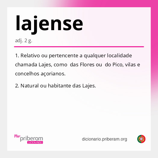 Significado de lajense