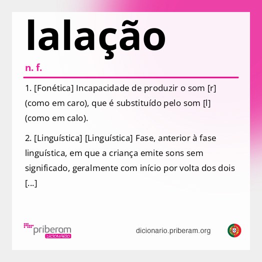 Significado de lalação