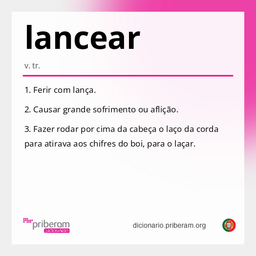 Significado de lancear