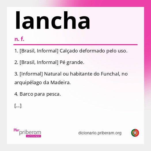 Significado de lancha