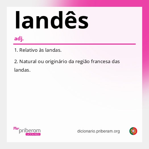 Significado de landês