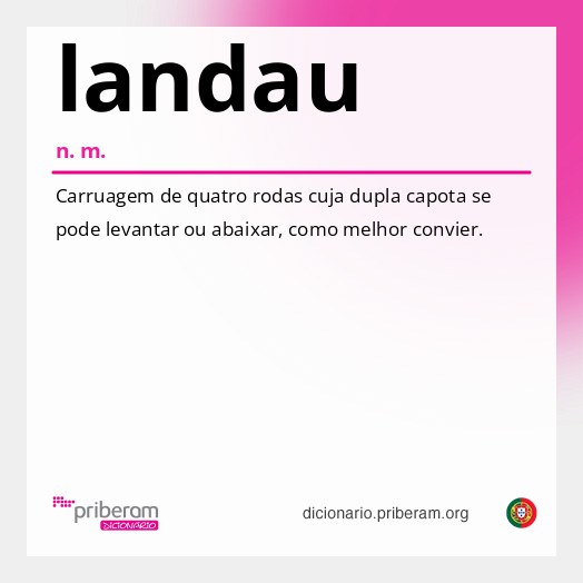 Significado de landau
