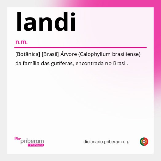 Significado de landi