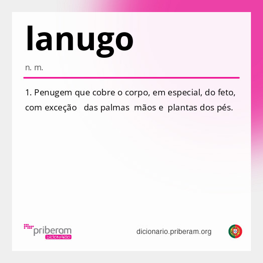Significado de lanugo