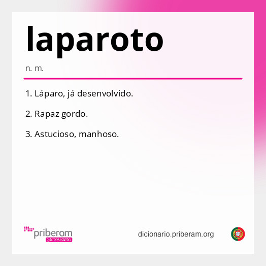 Significado de laparoto