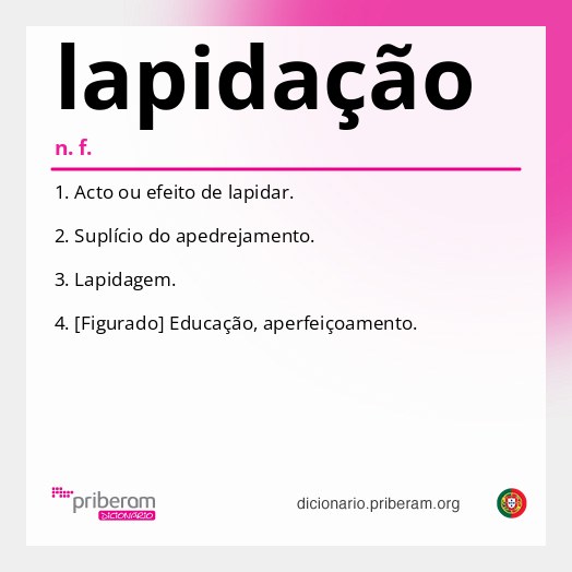 Significado de lapidação