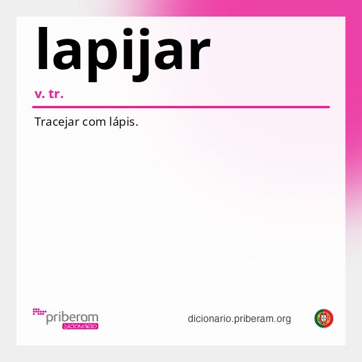 Significado de lapijar