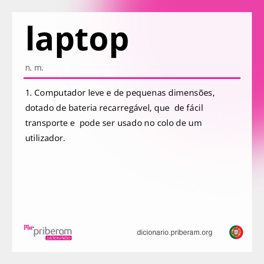 Significado de laptop