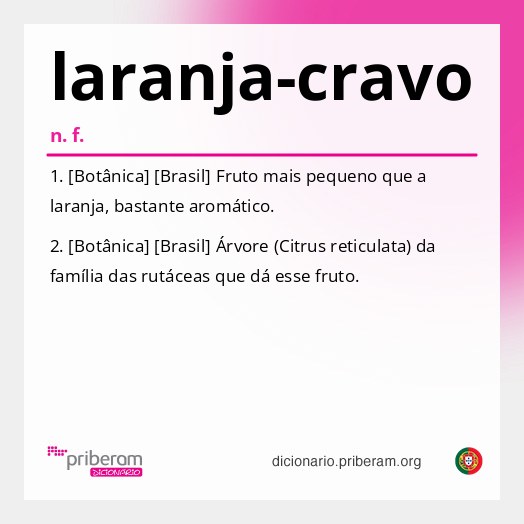 Significado de laranja-cravo