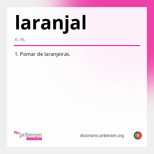 Significado de laranjal