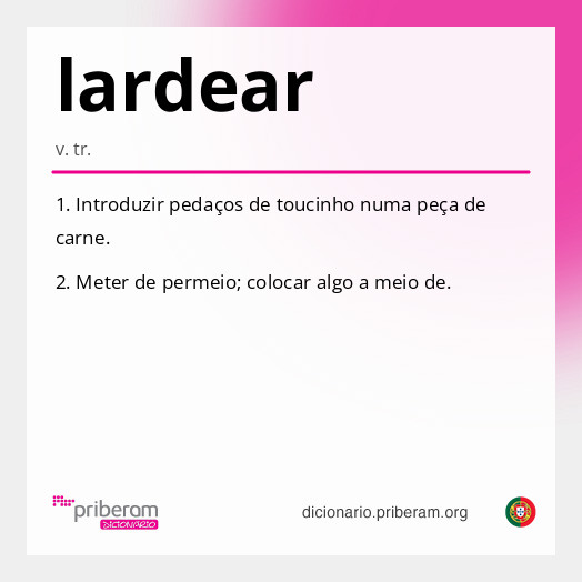 Significado de lardear