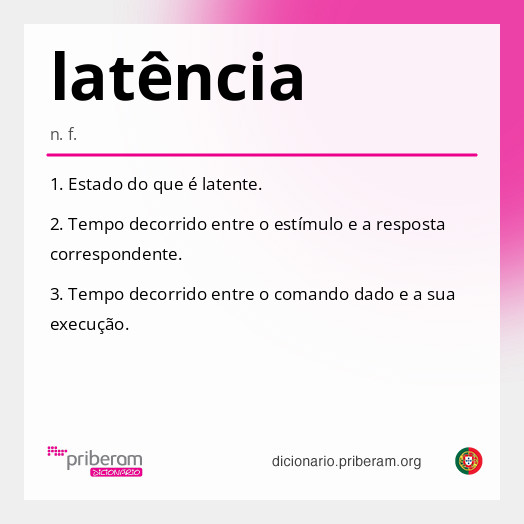 Significado de latência