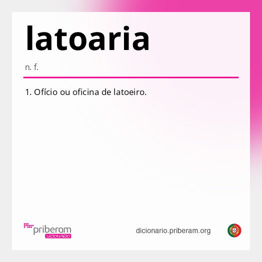 Significado de latoaria