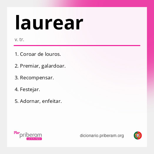 Significado de laurear